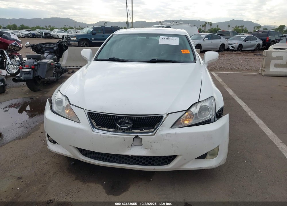 2007 LEXUS IS 250 VIN: JTHBK262172046456