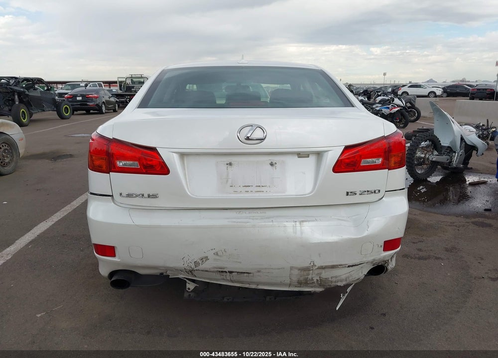 2007 LEXUS IS 250 VIN: JTHBK262172046456