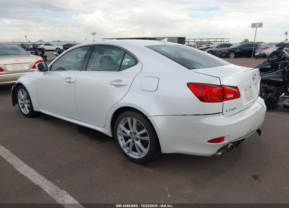2007 LEXUS IS 250 VIN: JTHBK262172046456