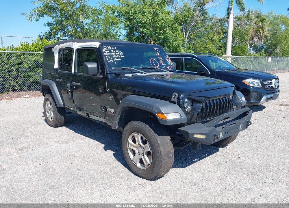 2018 JEEP WRANGLER UNLIMITED VIN: 1C4HJXDG5JW226243