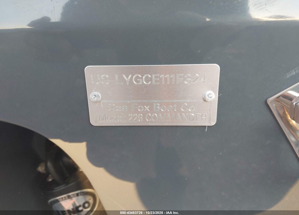 2024 SEA FOX OTHER VIN: LYGCE111F324