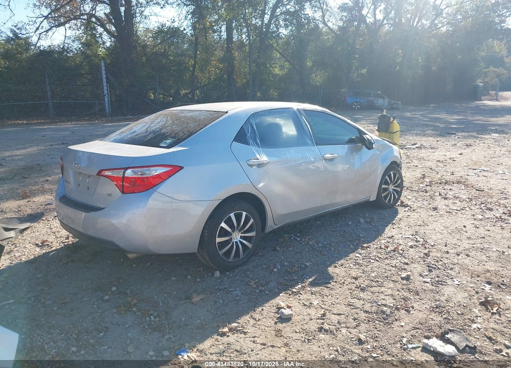 2016 TOYOTA COROLLA LE VIN: 2T1BURHE2GC664396