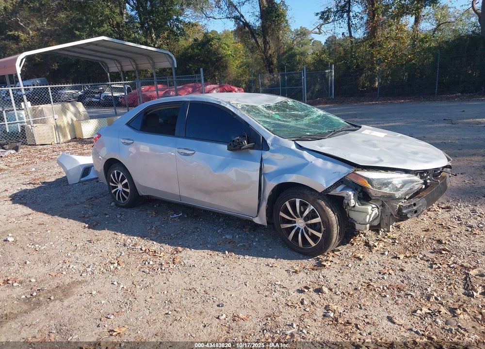 2016 TOYOTA COROLLA LE VIN: 2T1BURHE2GC664396