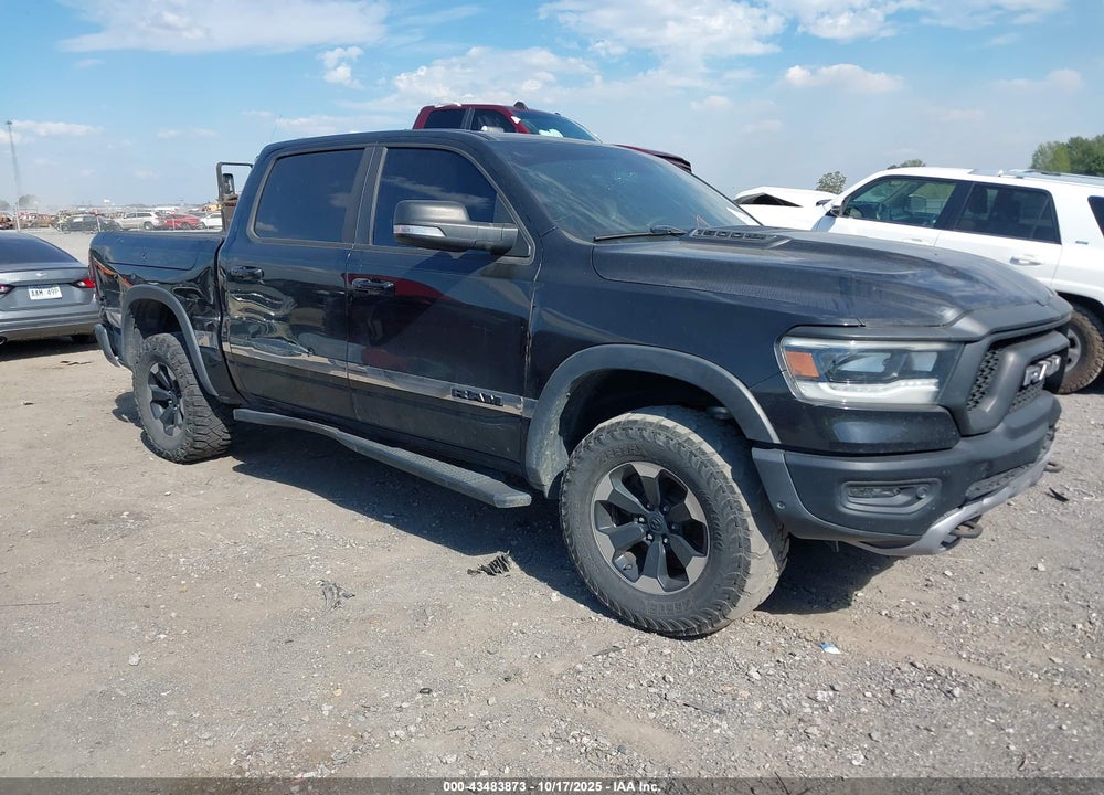 2019 RAM 1500 REBEL  4X4 5'7 BOX VIN: 1C6SRFLT4KN721880