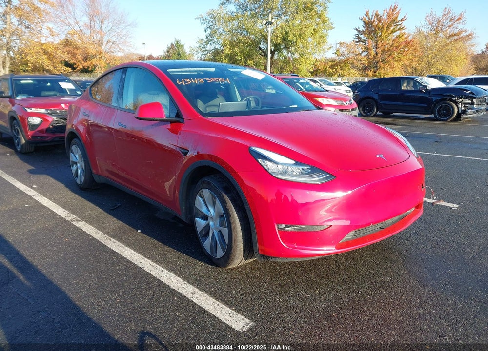 2021 TESLA MODEL Y LONG RANGE DUAL MOTOR ALL-WHEEL DRIVE VIN: 5YJYGDEE9MF208671