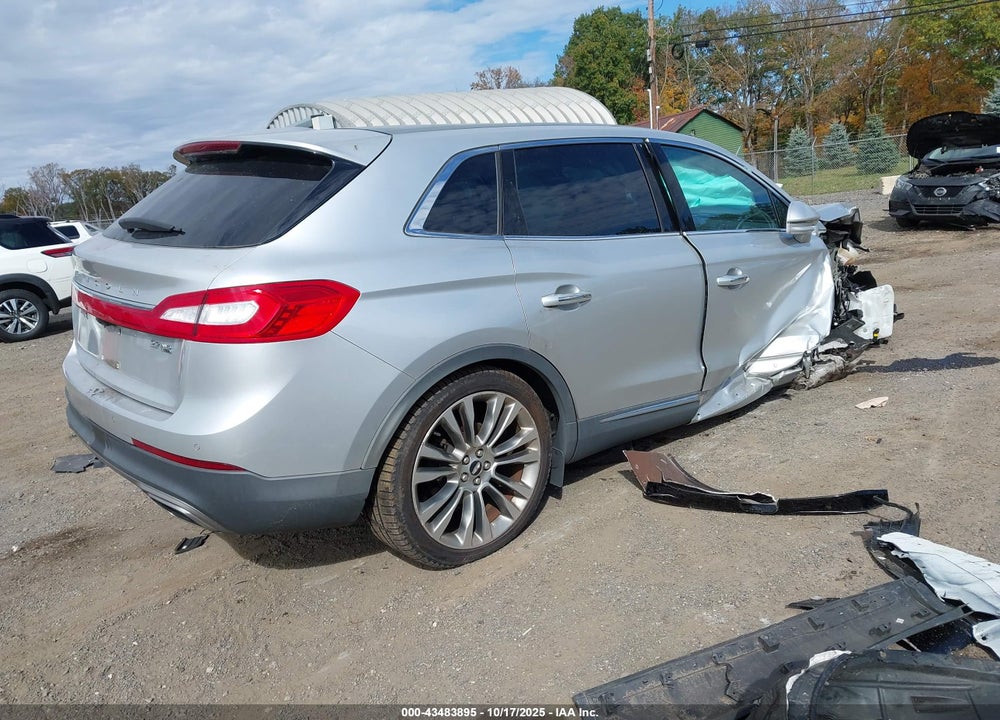 2016 LINCOLN MKX RESERVE VIN: 2LMTJ8LP9GBL69594