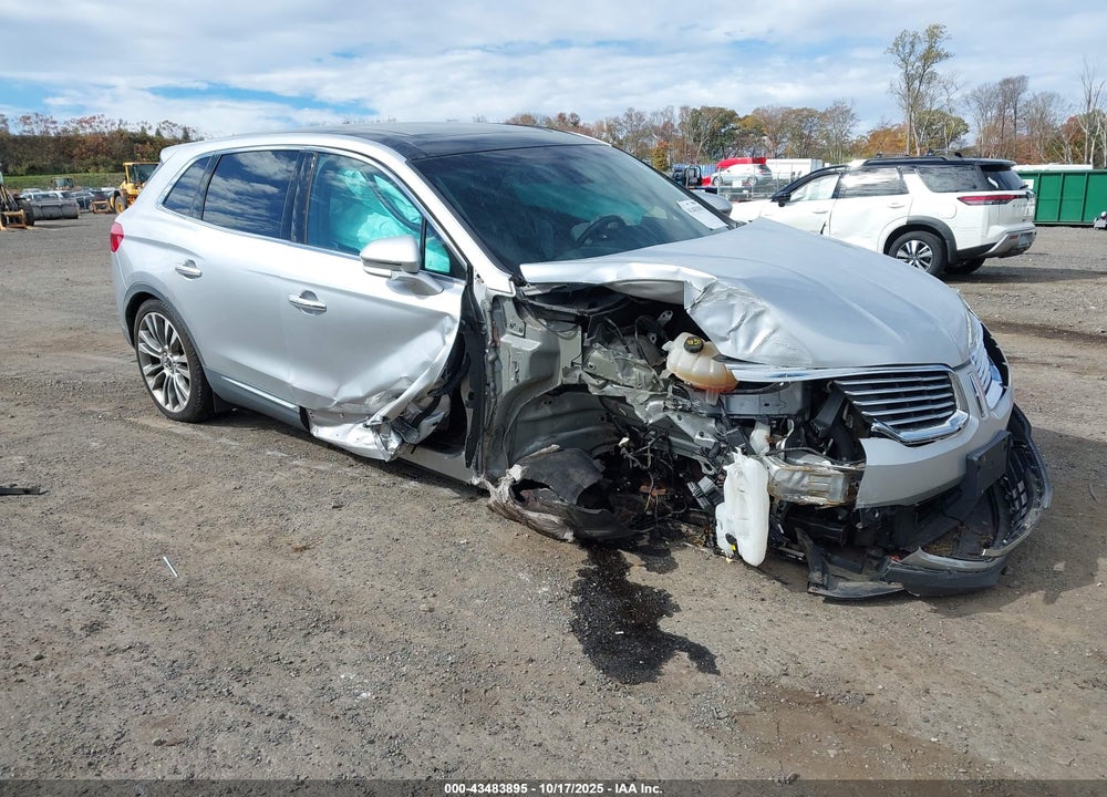 2016 LINCOLN MKX RESERVE VIN: 2LMTJ8LP9GBL69594