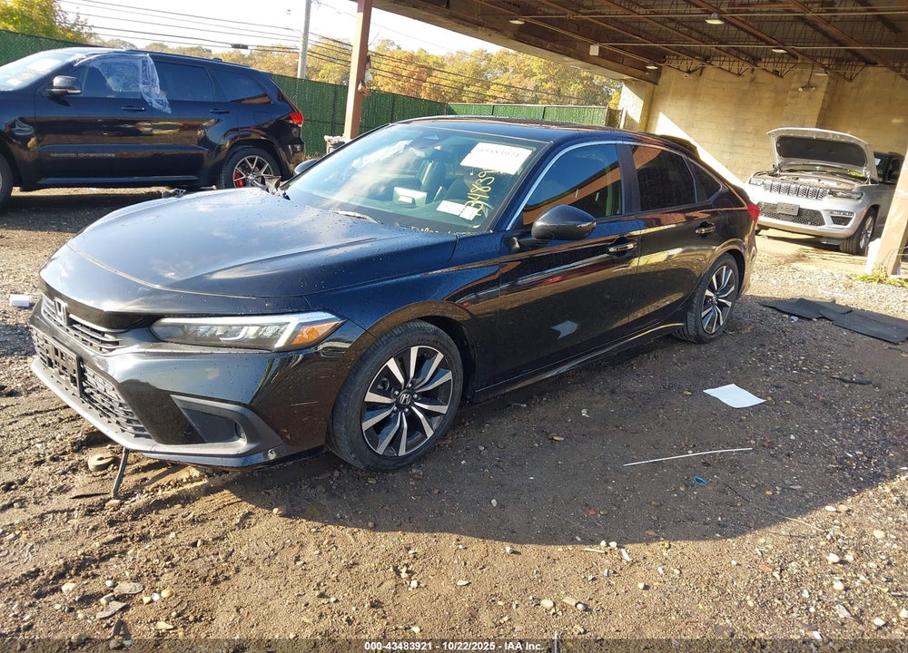 2022 HONDA CIVIC EX VIN: JHMFE1F74NX005415