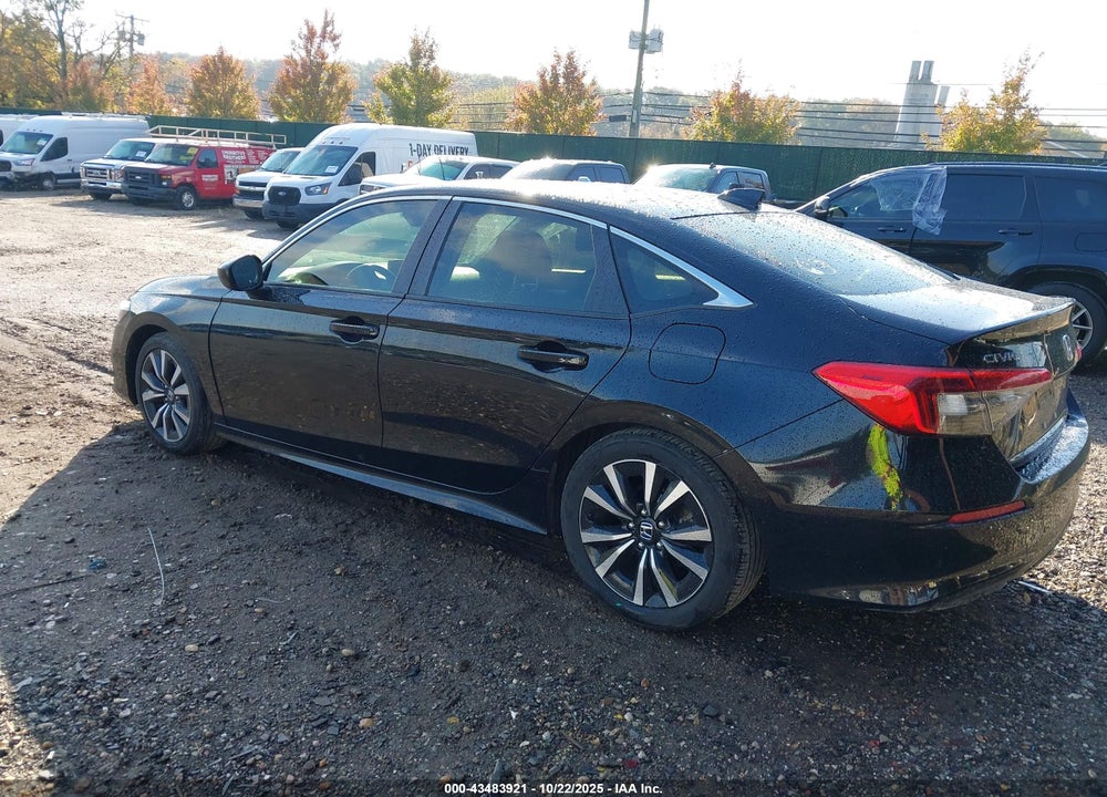 2022 HONDA CIVIC EX VIN: JHMFE1F74NX005415