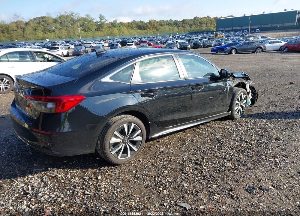 2022 HONDA CIVIC EX VIN: JHMFE1F74NX005415