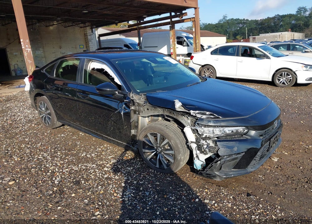 2022 HONDA CIVIC EX VIN: JHMFE1F74NX005415
