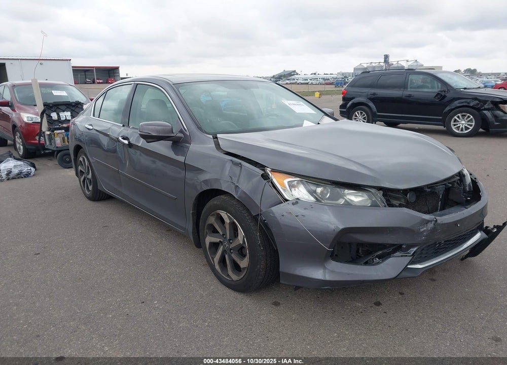 2016 HONDA ACCORD EX-L V-6 VIN: 1HGCR3F87GA023444