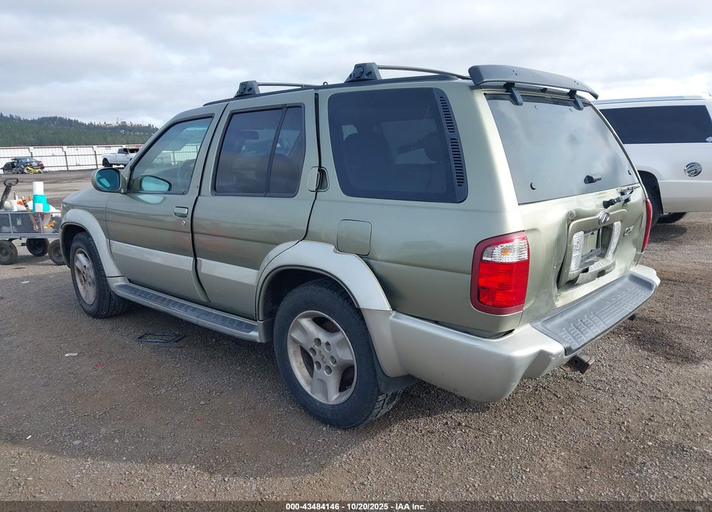 2003 INFINITI QX4 LUXURY VIN: JNRDR09YX3W302221