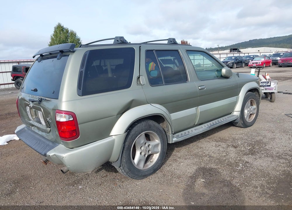 2003 INFINITI QX4 LUXURY VIN: JNRDR09YX3W302221