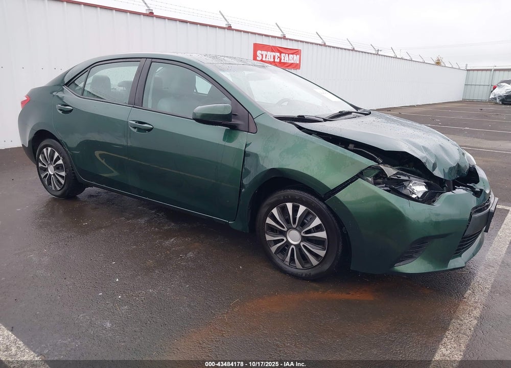 2014 TOYOTA COROLLA LE VIN: 2T1BURHE2EC177910