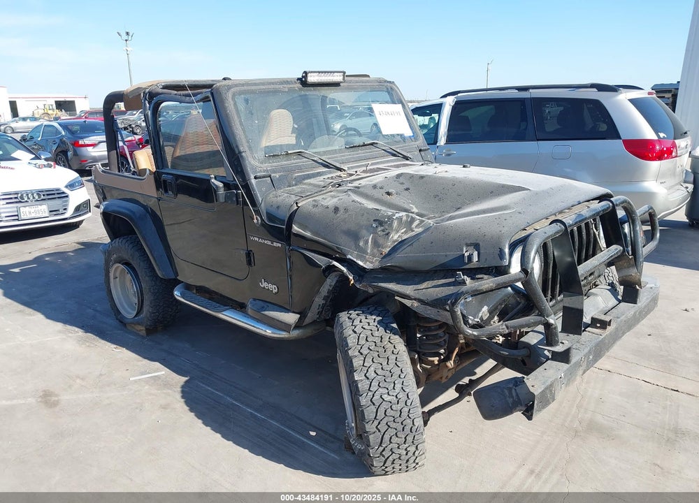 1997 JEEP WRANGLER SE VIN: 1J4FY29P9VP417902