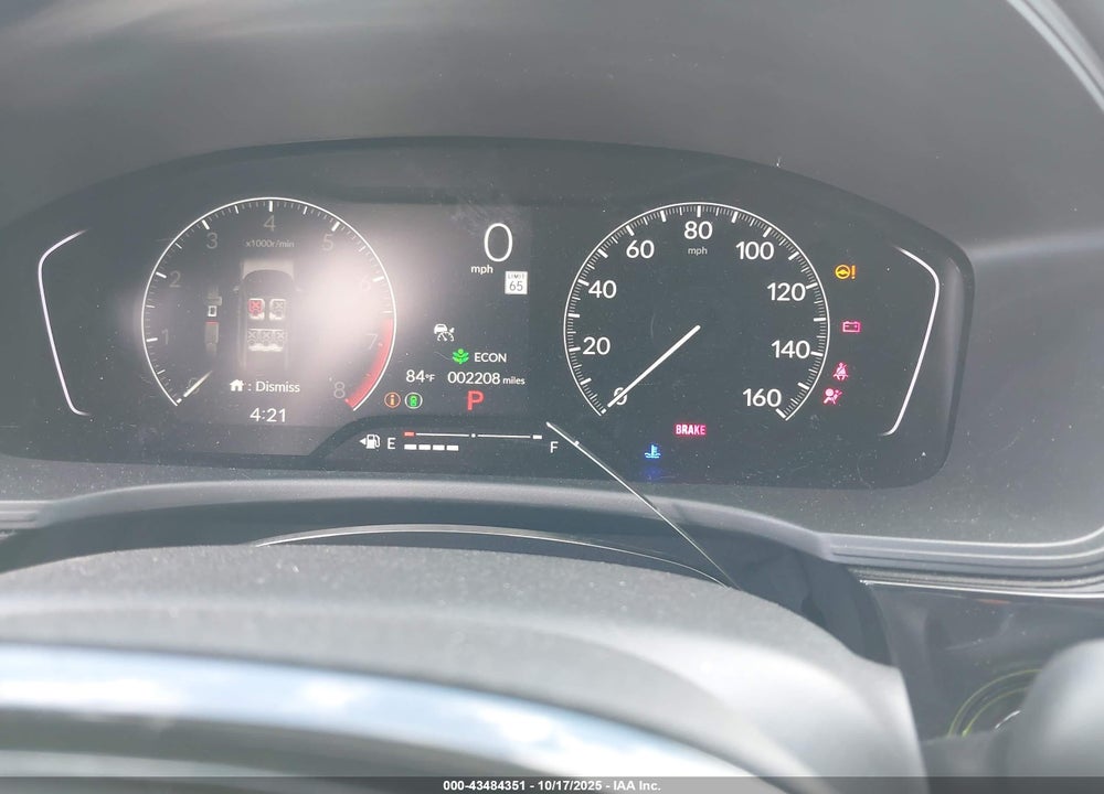 2025 HONDA CIVIC VIN: 19XFL2H82SE027881