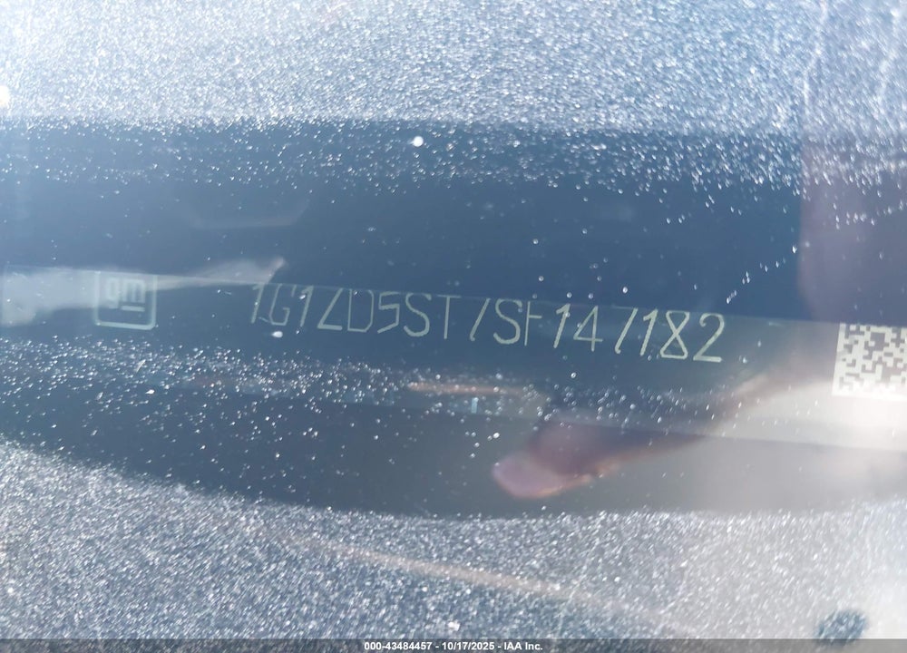 2025 CHEVROLET MALIBU VIN: 1G1ZD5ST7SF147182