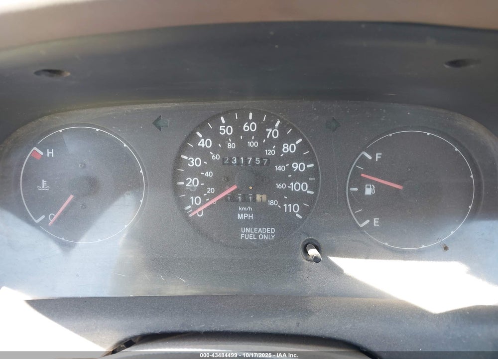 1997 TOYOTA COROLLA DX VIN: 1NXBB02E8VZ526190
