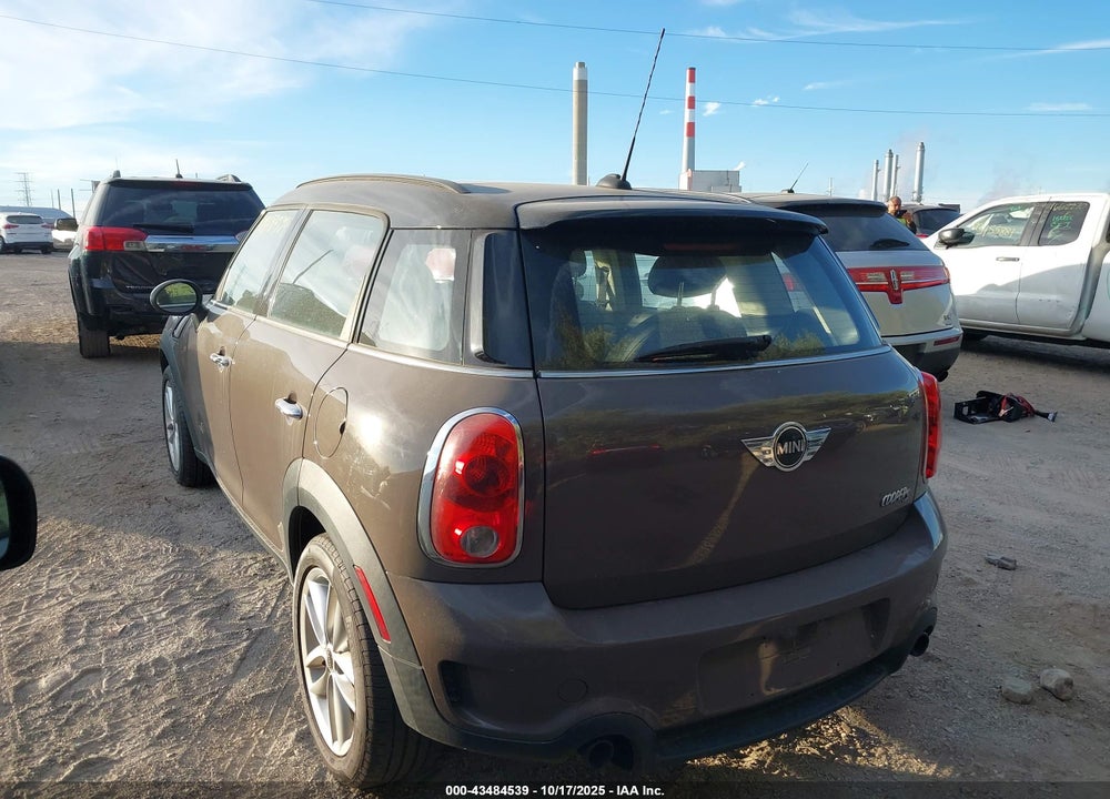 2012 MINI COOPER S COUNTRYMAN VIN: WMWZC5C58CWL56729