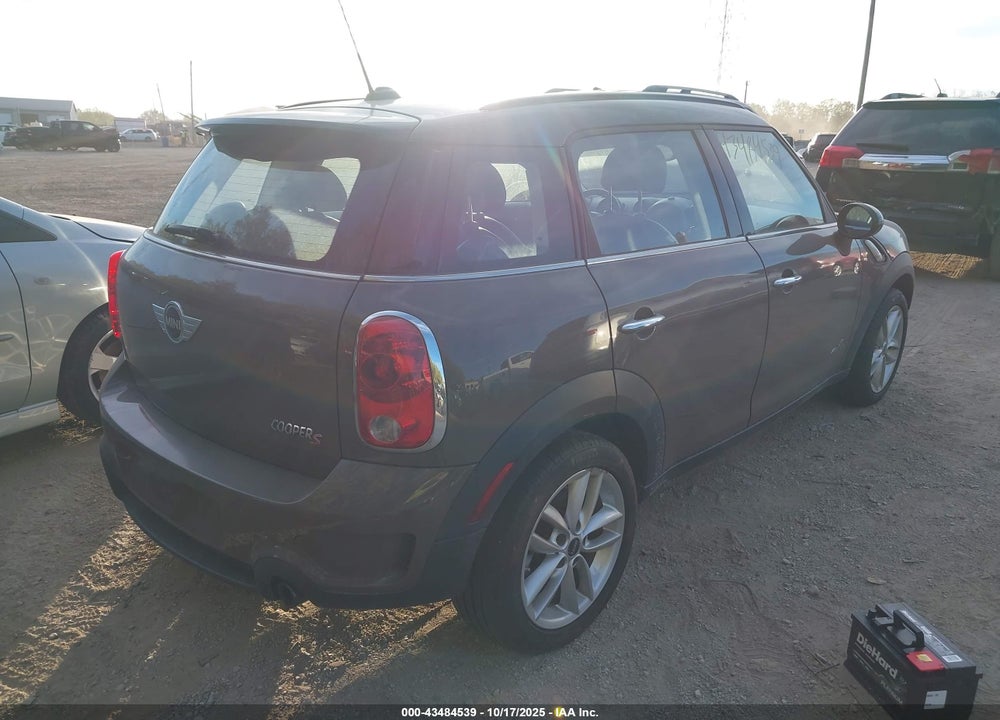 2012 MINI COOPER S COUNTRYMAN VIN: WMWZC5C58CWL56729
