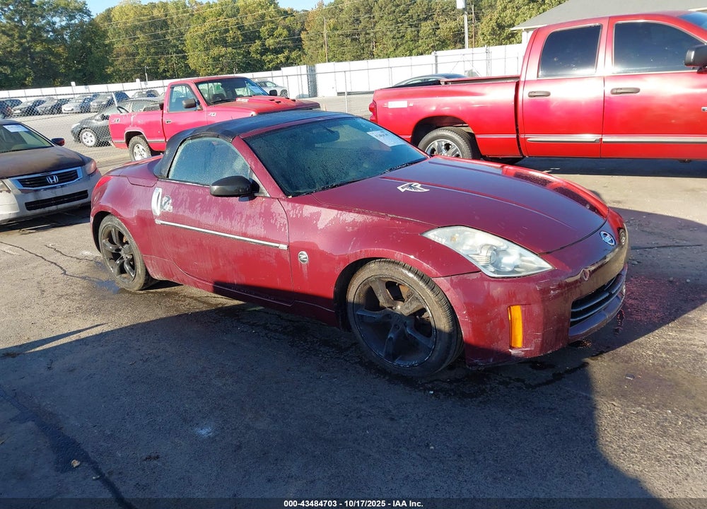 2006 NISSAN 350Z TOURING VIN: JN1AZ36A76M453676