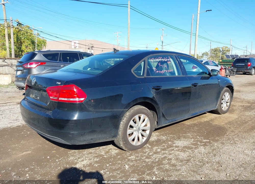 2015 VOLKSWAGEN PASSAT 1.8T WOLFSBURG EDITION VIN: 1VWAT7A3XFC078657