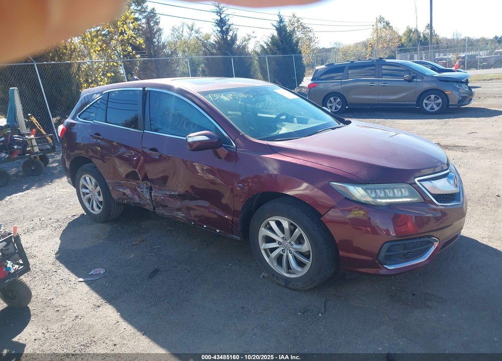 2016 ACURA RDX WATCH PLUS PKG VIN: 5J8TB3H32GL010658