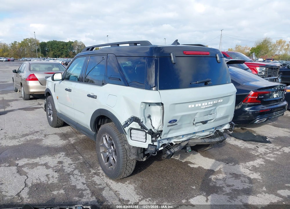 2024 FORD BRONCO SPORT BADLANDS VIN: 3FMCR9D98RRF12498