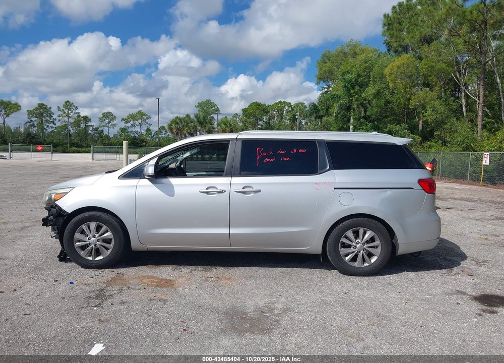 2016 KIA SEDONA VIN: KNDMB5C11G6163213
