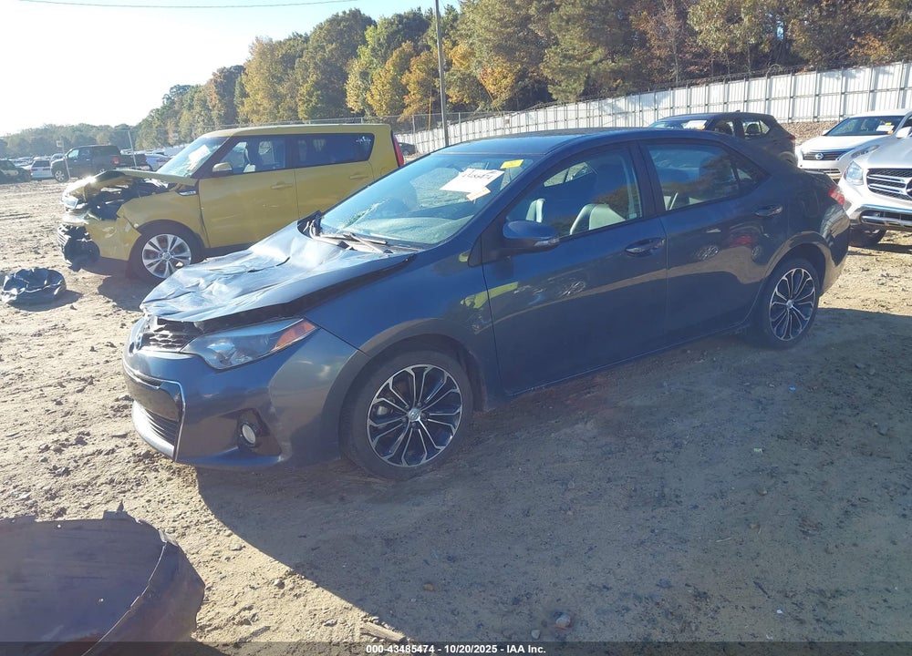 2015 TOYOTA COROLLA S PLUS VIN: 2T1BURHEXFC326033