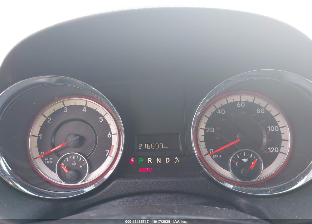 2017 DODGE GRAND CARAVAN SXT VIN: 2C4RDGCG4HR645863