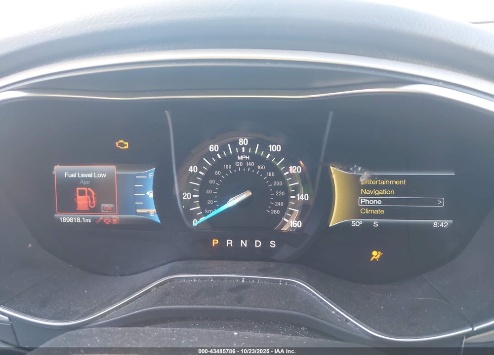 2016 FORD FUSION SE VIN: 3FA6P0H7XGR101909
