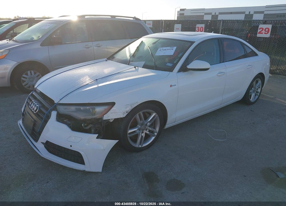 2012 AUDI A6 3.0 PREMIUM VIN: WAUGGAFC2CN065647