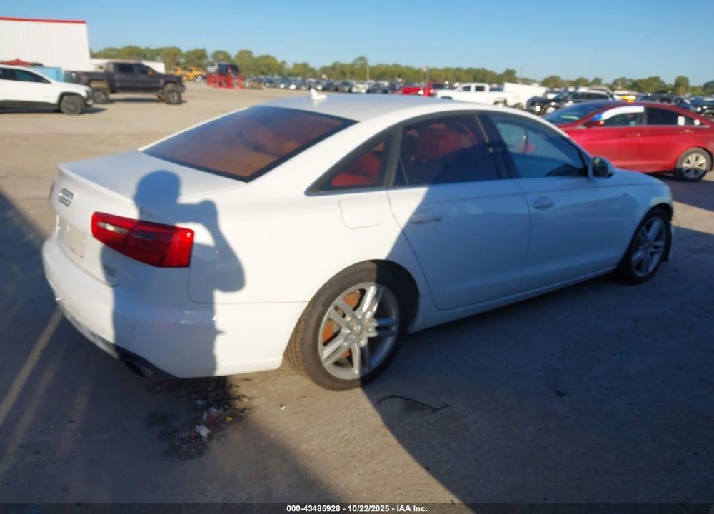 2012 AUDI A6 3.0 PREMIUM VIN: WAUGGAFC2CN065647