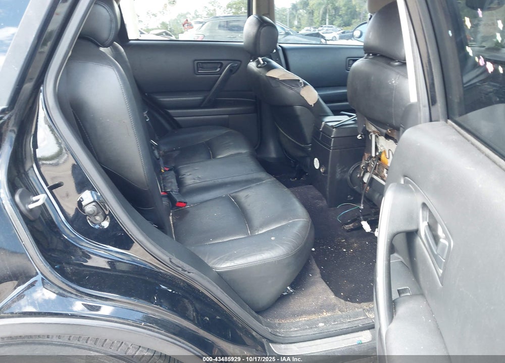 2005 INFINITI FX35 VIN: JNRAS08W45X214821