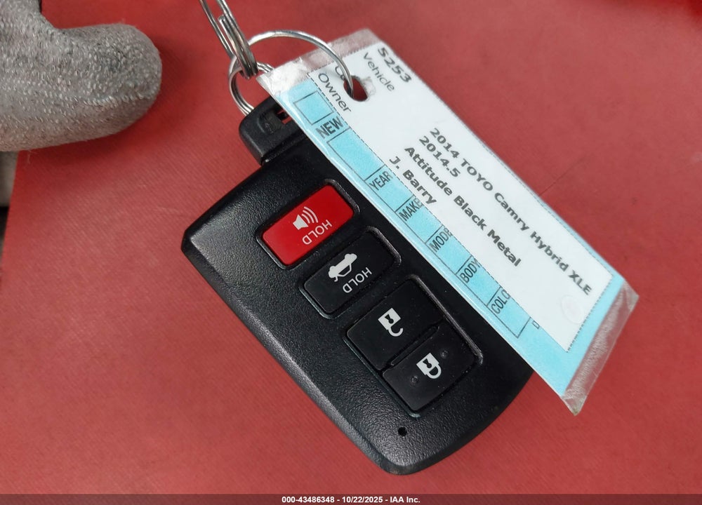 2014 TOYOTA CAMRY HYBRID XLE VIN: 4T1BD1FK7EU103634