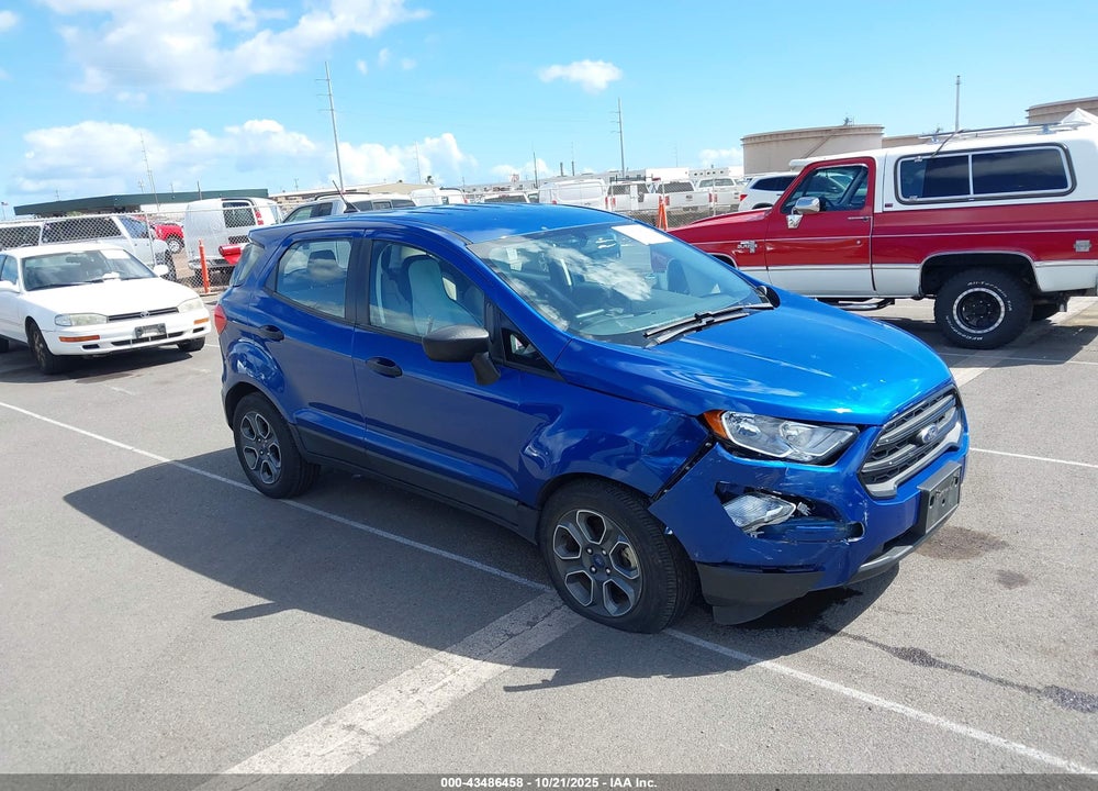 2021 FORD ECOSPORT S VIN: MAJ3S2FE1MC445671
