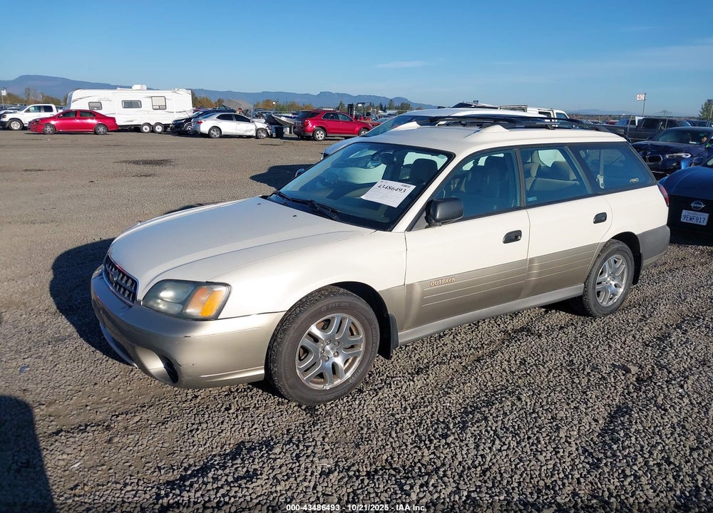 2003 SUBARU OUTBACK VIN: 4S3BH675237608314