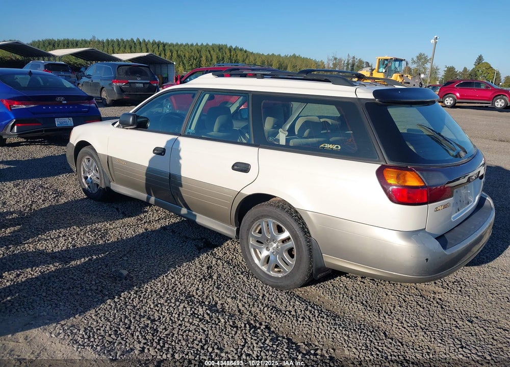 2003 SUBARU OUTBACK VIN: 4S3BH675237608314