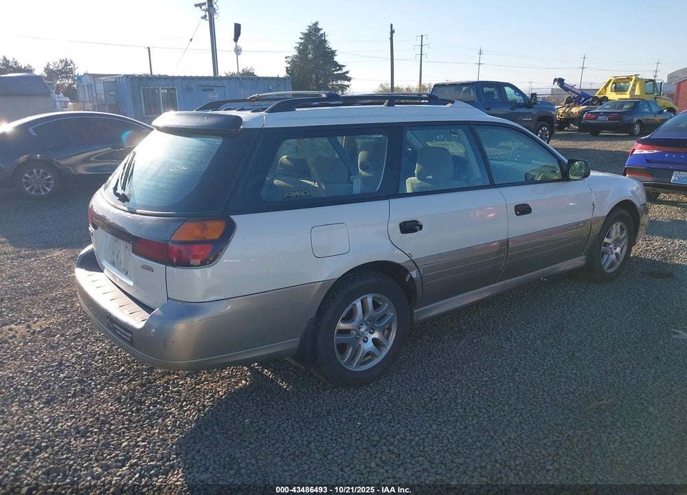 2003 SUBARU OUTBACK VIN: 4S3BH675237608314