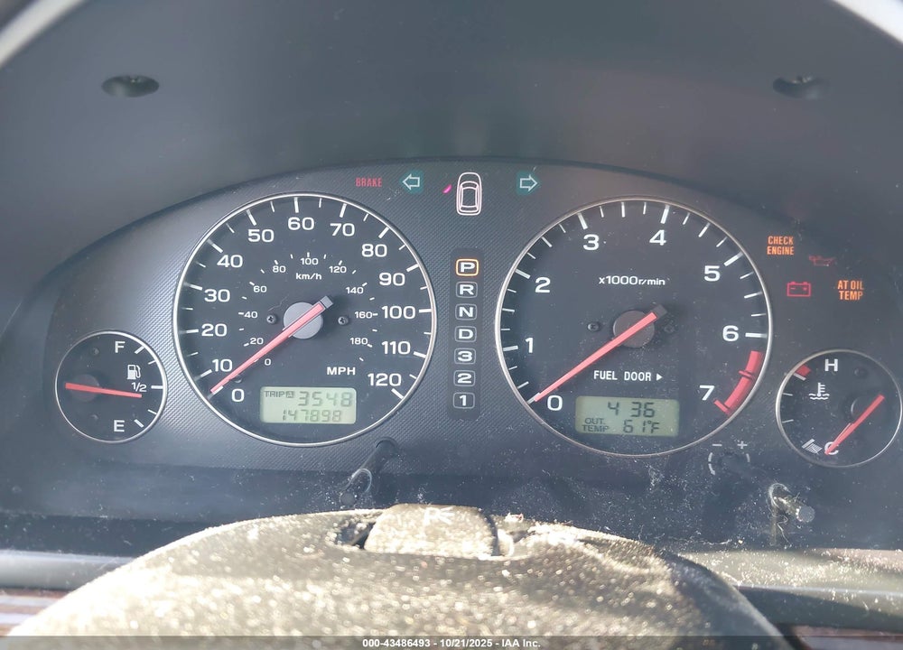 2003 SUBARU OUTBACK VIN: 4S3BH675237608314