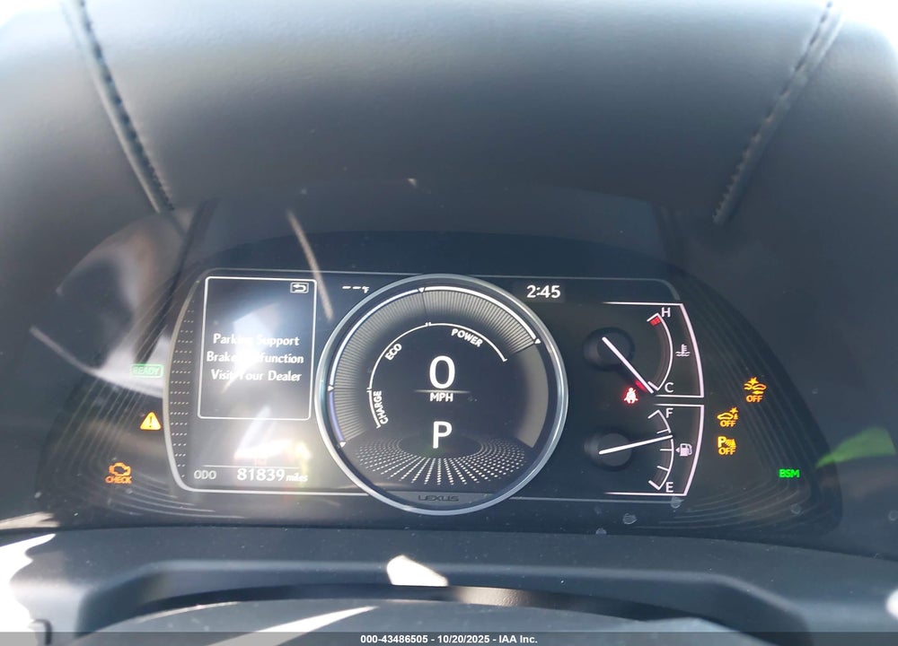 2020 LEXUS ES 300H VIN: 58AD21B1XLU010690