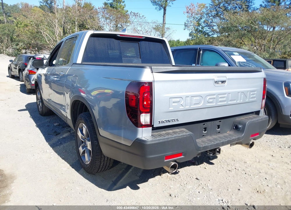 2025 HONDA RIDGELINE RTL VIN: 5FPYK3F53SB040201