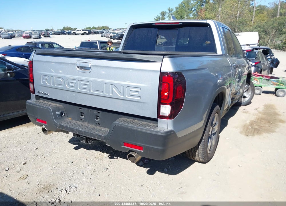 2025 HONDA RIDGELINE RTL VIN: 5FPYK3F53SB040201