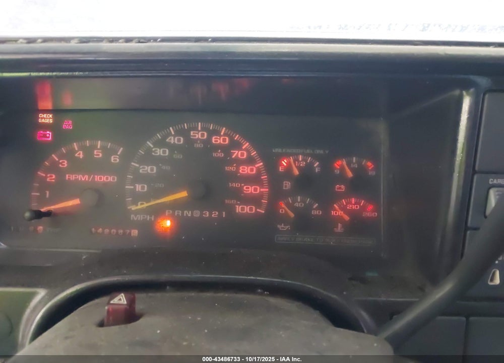 1998 CHEVROLET K1500 FLEETSIDE VIN: 1GCEK19M0WE226322
