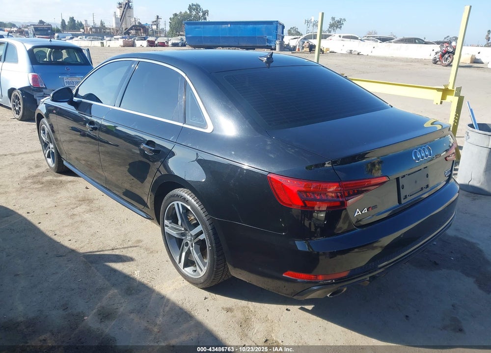 2017 AUDI A4 2.0T PREMIUM VIN: WAUENAF49HN001599