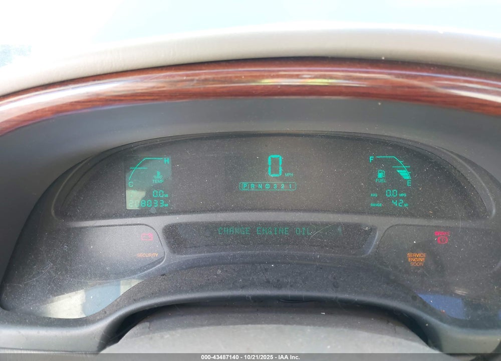 2001 CADILLAC DEVILLE STANDARD VIN: 1G6KD54Y31U249612