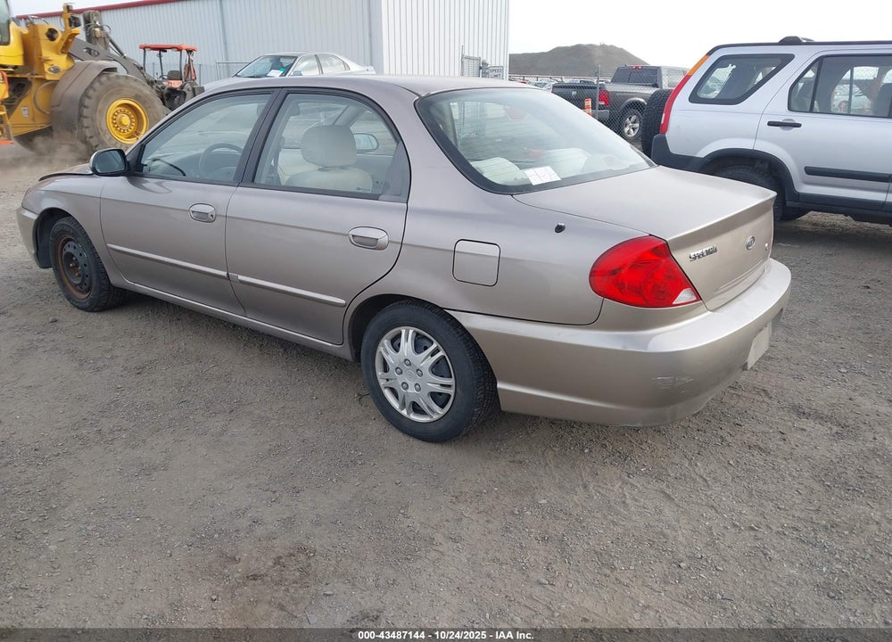 2003 KIA SPECTRA LS VIN: KNAFB121735287826