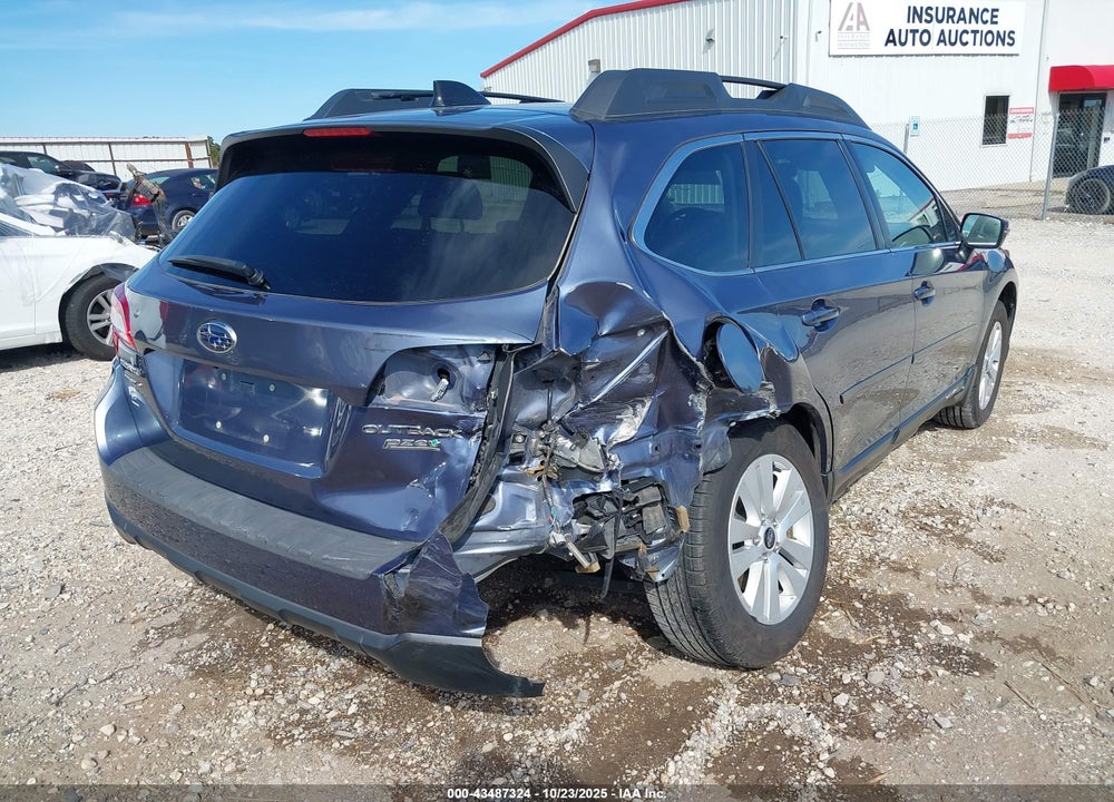 2016 SUBARU OUTBACK 2.5I PREMIUM VIN: 4S4BSAHC4G3317565